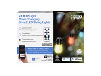 Feit Smart Home LED String Lights Multicolored 24 ft. 12 lights