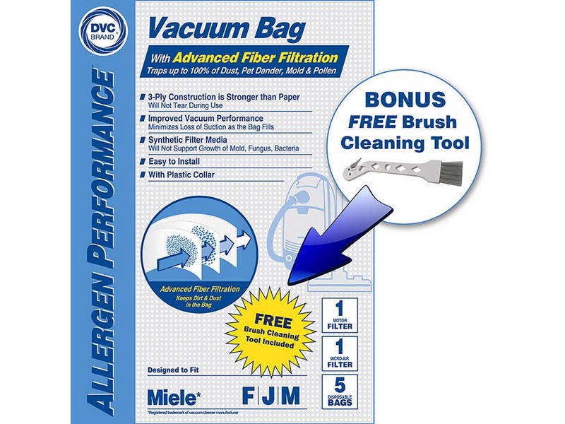 DVC Vacuum Bag For Miele 3 pk