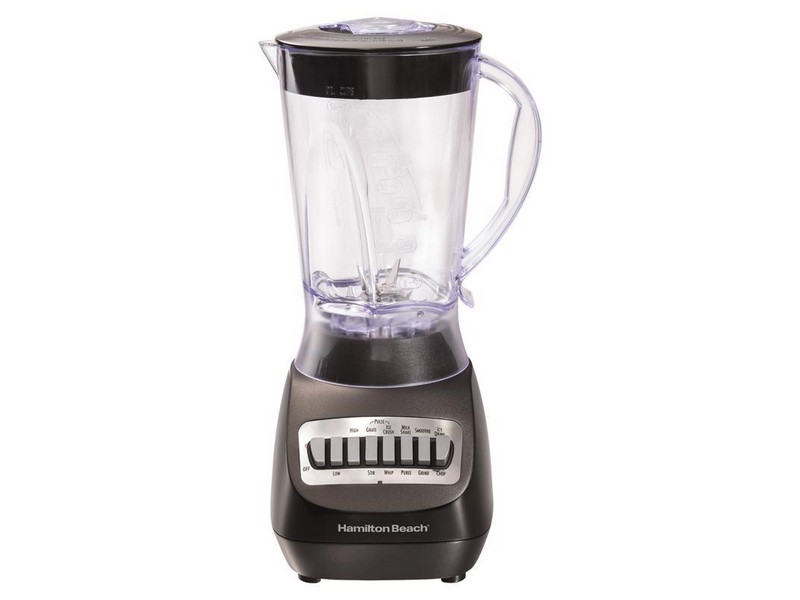 Hamilton Beach Black Metal/Plastic Blender 56 oz 10 speed