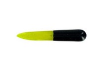 Big Bite Baits Scentsation Tailcutter 2.5" Black Chartreuse
