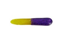 Big Bite Baits Scentsation Tailcutter 2.5" Purple Glitter Chartreuse