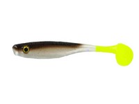 Big Bite Baits Suicide Shad 5" Green pumpkin Pearl Belly chartreuse Tail