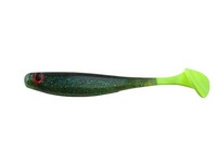 Big Bite Baits Suicide Shad 5" Sprayed Grass Chartreuse tail