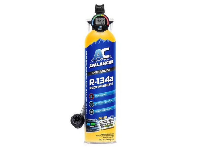 AC Avalanche R134a Refrigerant Recharge Kit 18 oz