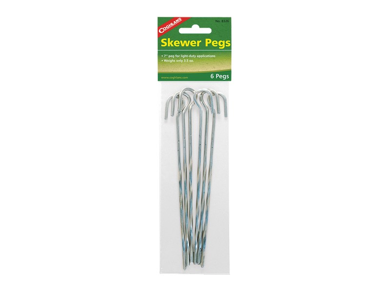 Coghlan's Silver Skewer Pegs 8.625 in. H X 2.875 in. W X 7 in. L 6 pk