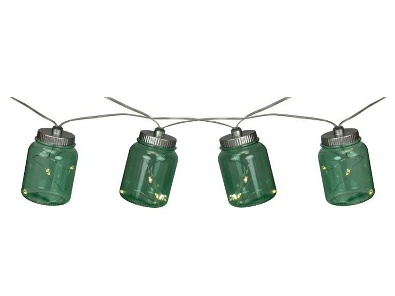 Rivers Edge String of Lights Canning Jar style 10 Lights