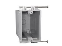 Cantex EZ Box New Work 22 cu in Rectangle PVC 1 gang Switch Box Gray