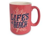 Rivers Edge Ceramic Mug Lifes a Beach 16oz