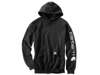 Mens Carhartt Midweight Graphic Hoodie Black