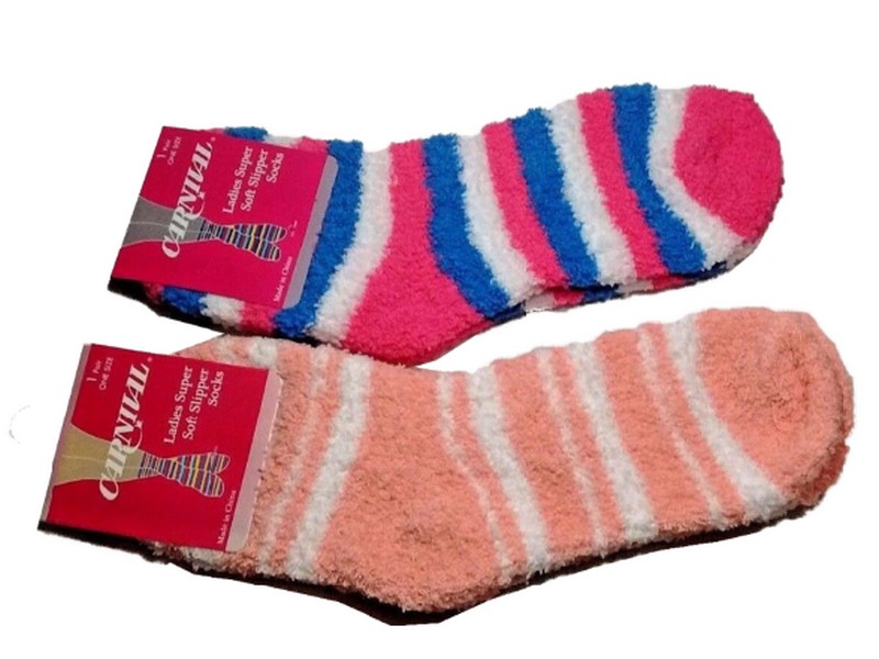 Ladies Women's Chenille Socks