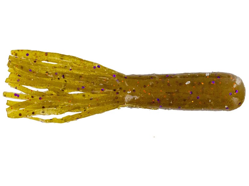 Big Bite Baits 3.5" Tube 8pk Green Pumpkin Purple Copper