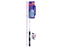 Ardent Fishing Time Spinning Combo for Kids Pink with Box