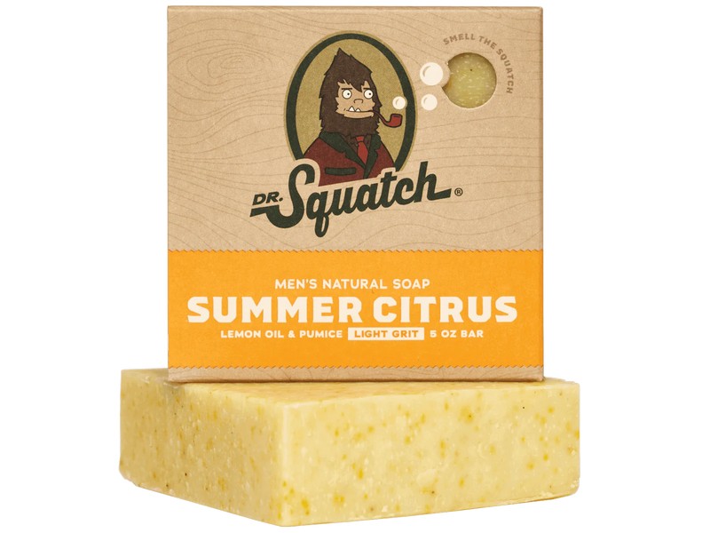 Dr. Squatch Pine Summer Citrus Scent Soap Bar 5 oz 1 pk