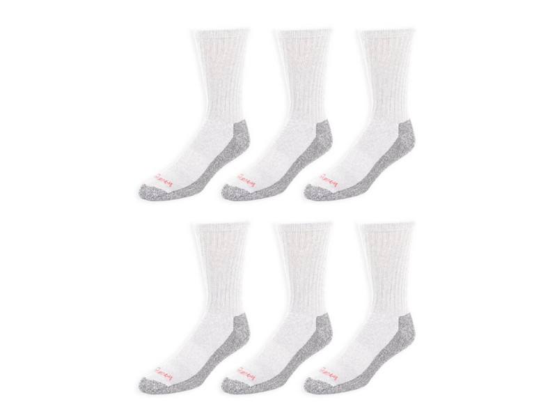 Men's Wrangler 3 Pack Crew Socks White