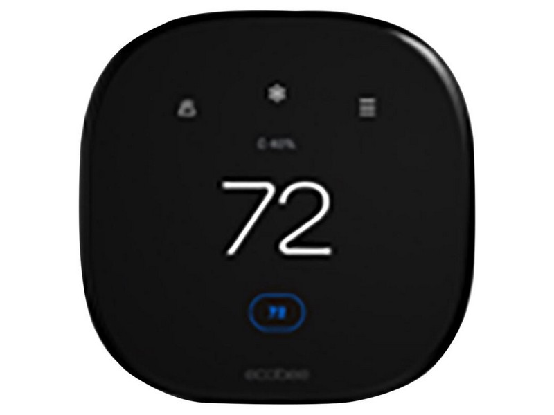Ecobee Built In WiFi Heating and Cooling Touch Screen Smart Thermostat