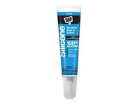 DAP Clear Silicone Door, Siding and Window Sealant 2.8 oz