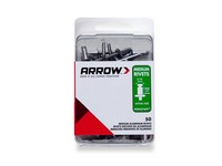 Arrow 3/16 in. D X 1/4 in. Aluminum Medium Rivets Silver 50 pk