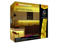 Monster Just Color It Up Illuminessence 6.5 ft. L Multicolored Plug-In LED Mood Light Strip Kit with