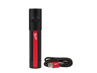 Milwaukee 500 lm Black/Red LED Rechargeable Flashlight