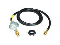 Mr. Heater 3/8 in. D X 5 ft. L Brass/Plastic Restricted Flow Soft Nose P.O.L. Hose Assembly And Regu