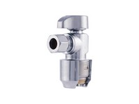 SharkBite 1/2 in. Compression  T X 3/8 in. S Compression  Brass Angle Stop Valve
