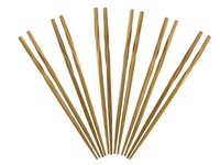 Totally Bamboo Brown Bamboo Twist Chopsticks