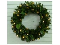 Celebrations Home 30 in. D X 2.5 ft. L LED Prelit Battery Operated Decorated