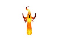A Holiday Company 12 ft. Prelit Giant Glowing Ghost Inflatable