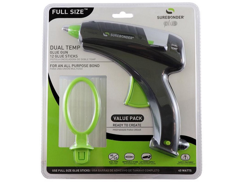 Surebonder Plus 40 W Dual Temperature Glue Gun Kit 110 V