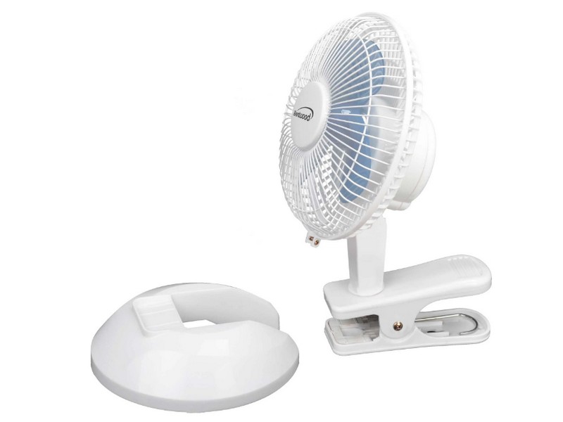 Brentwood 6" Clip on Dest Fan