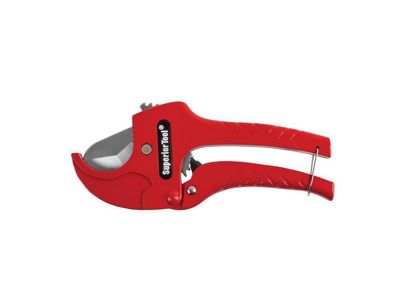 Superior Tool 1-5/16 inch Ratcheting Pipe Cutter Red 1 piece