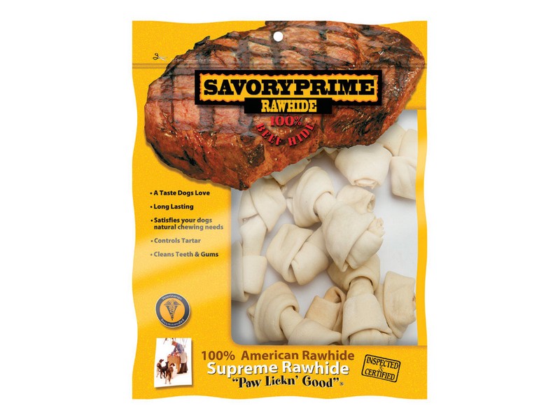 Savory Prime Medium Adult Mini Bones Natural 2-3 in. L 10 pk