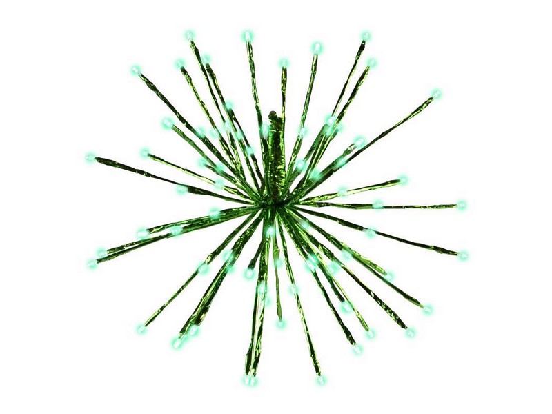 Celebrations LED Green 3-in-1 Radiant Blast 16 in. Pathway Decor