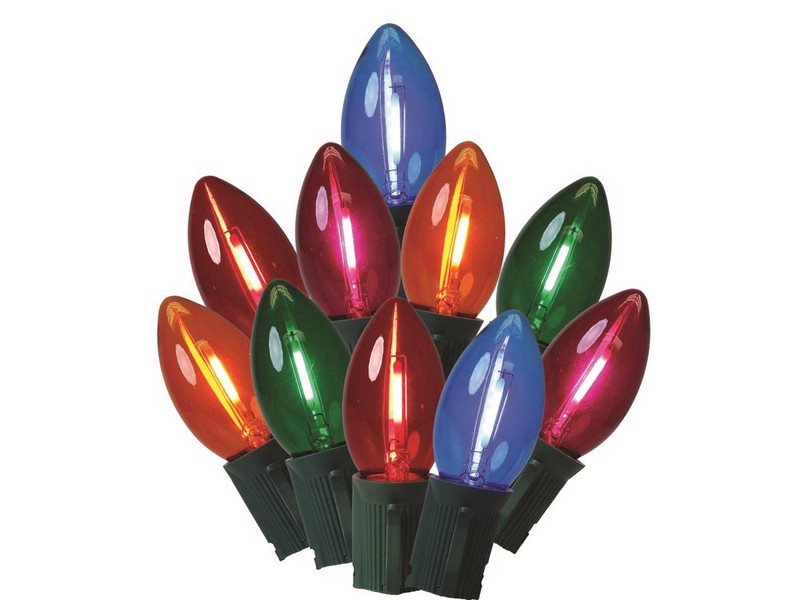 Celebrations Classic LED C9 Multicolored 25 ct String Christmas Lights 24