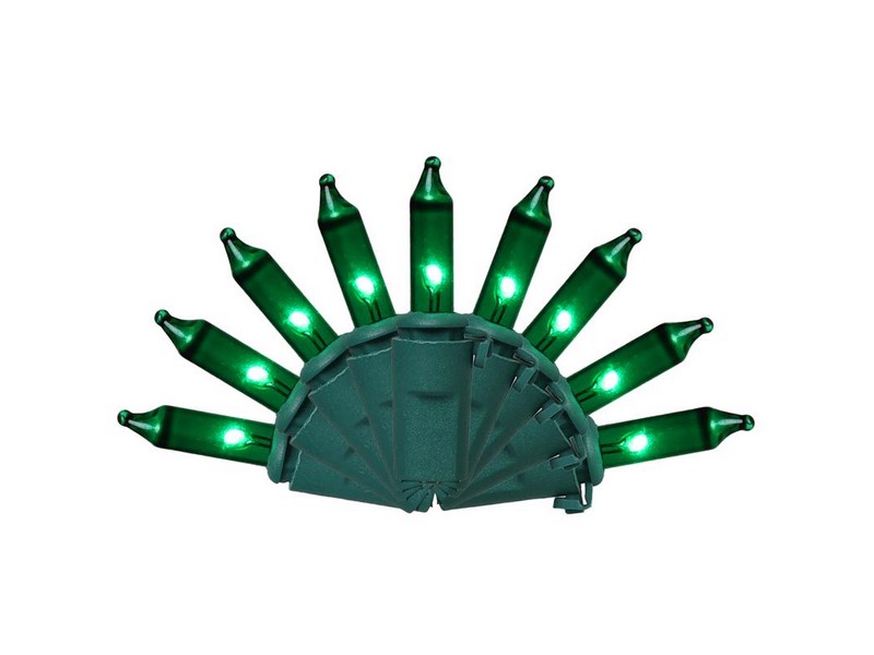 Celebrations Classic LED T5 Green 100 ct String Christmas Lights 24.75 ft.