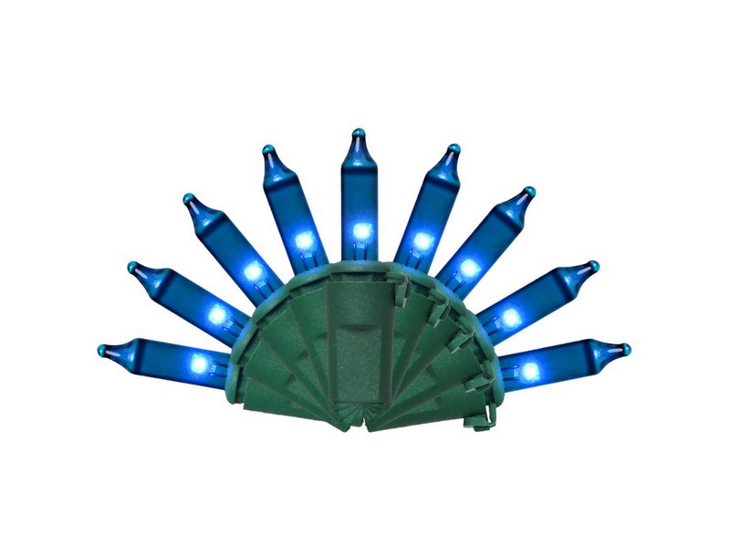 Celebrations Classic LED T5 Blue 100 ct String Christmas Lights 24.75 ft.