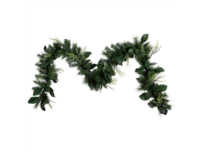 Celebrations 12 in. D X 9 ft. L LED Prelit Garland