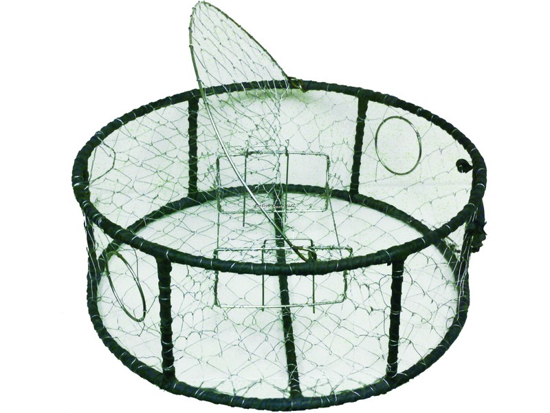 Promar Stainless Mesh Crab Pot Rubber wrapped Rebar 30"x10"