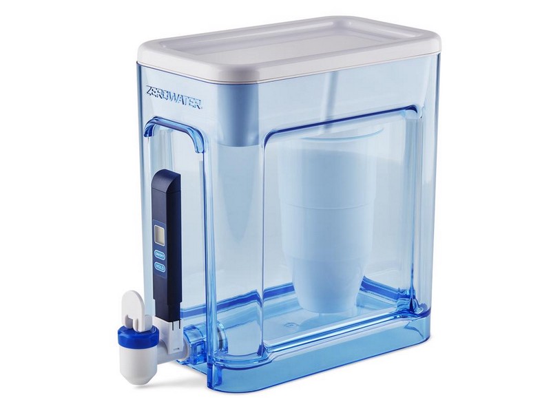 ZeroWater Ready-Read 22 cups Blue/White Water Filtration Dispenser