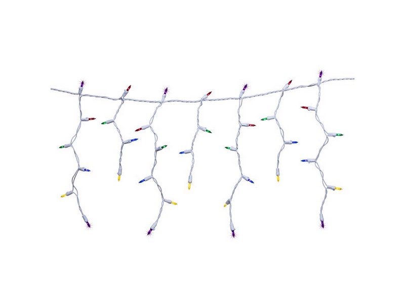 Celebrations Classic LED T5 Multicolored 100 ct Icicle Christmas Lights 6