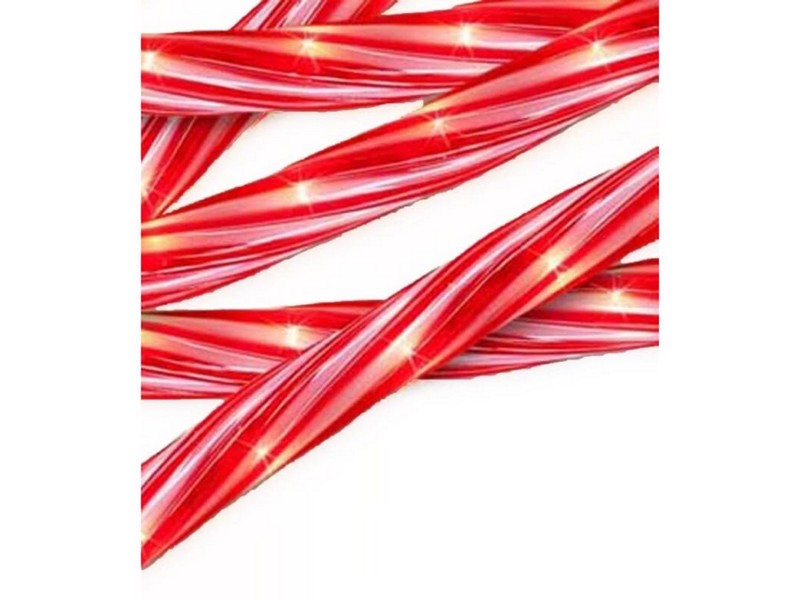 Celebrations LED Red/White 54 ct Rope Christmas Lights 9 ft.