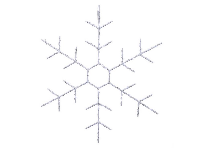 Celebrations LED Snowflake Silhouette Hanging Decor 14 in.