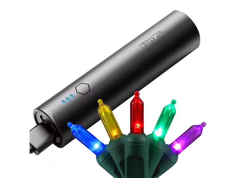 Celebrations Platinum Cordless Rechargeable LED T5 Multicolored 50 ct String