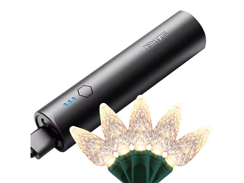 Celebrations Classic LED T5 Pure White 50 ct String Christmas Lights