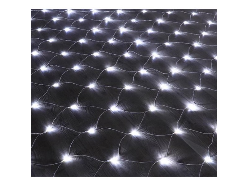 Celebrations Classic LED T5 Pure White 100 ct Net Christmas Lights