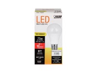 Feit Electric A19 E26 (Medium) LED Bulb Soft White 75 W 1 pk