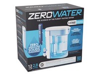 ZeroWater Ready-Read 12 cups Blue/White Water Filtration Pitcher