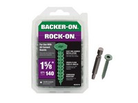Backer-On Rock-On No. 9 X 1-5/8 in. L Star Flat Head Cement Board Screws 140