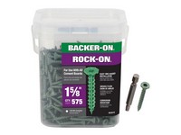 Backer-On Rock-On No. 9 X 1-5/8 in. L Star Flat Head Cement Board Screws 575
