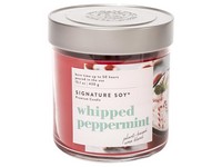 Signature Soy Red Whipped Peppermint Scent Candle 15.1 oz